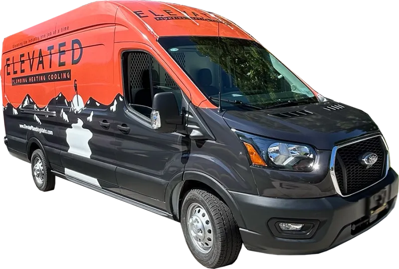 Elevated Plumbing & HVAC service van